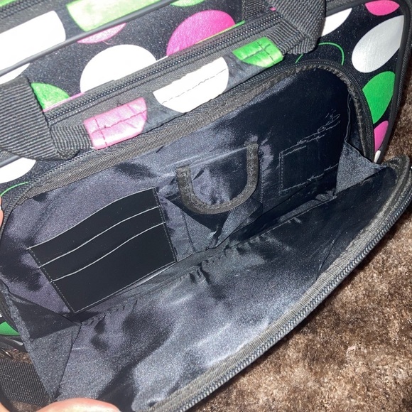 Green and Pink Computer Bag - Picture 3 of 7